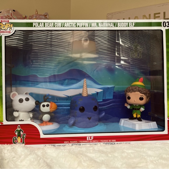 Elf Narwhal Scene Vinyl Figures: New-Funko Pop! Moment Deluxe: - Picture 4 of 7